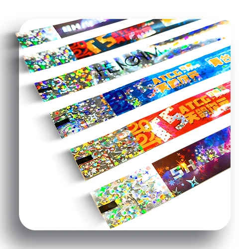 Holographic Glitter Wristbands